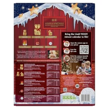 Lindt Bear & Friends Advent Calendar with Swiss Chocolates