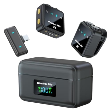 VM32 Wireless Lavalier Mic for iPhone & Android - 10H Noise Canceling