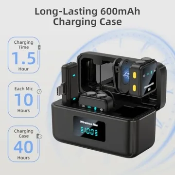 VM32 Wireless Lavalier Mic Noise Canceling USB-C iPhone Android