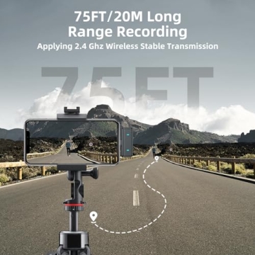 VM32 Wireless Lavalier Mic Noise Canceling USB-C iPhone Android