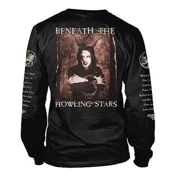 Cradle of Filth Men's Cruelty and The Beast (2021) Long Sleeve Medium Black