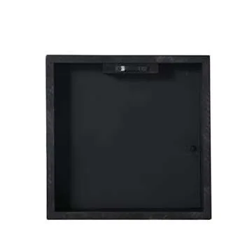 NITYNP Home Sweet Home Sign, Farmhouse Wooden Framed Home Wall Decor, Rustic Home Decor Wooden Sign, House Warming Gift 8"x8"