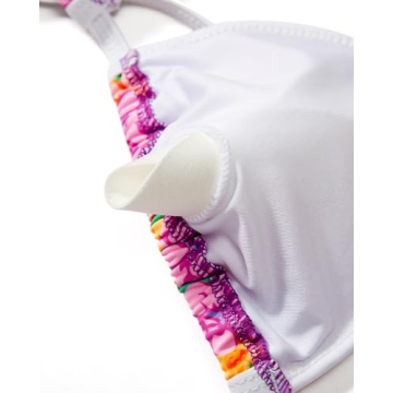 SUUKSESS Color Block Thong Bikini Set for Women