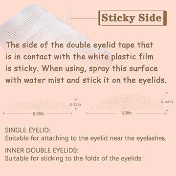 Waterproof Invisible Double Eyelid Tape for Eye Lift