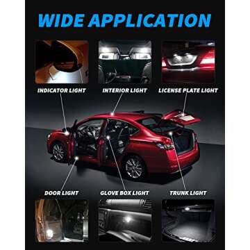 Yorkim DE3022 31mm LED Bulbs - Bright Interior Upgrade