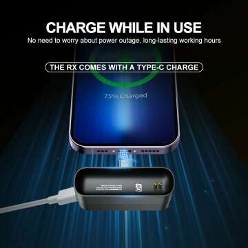 LENSGO Wireless Lavalier Mic for Android Devices