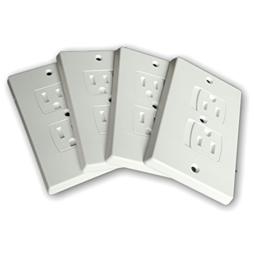 Child Safety with Self-Closing Outlet Covers - Stylish Protection