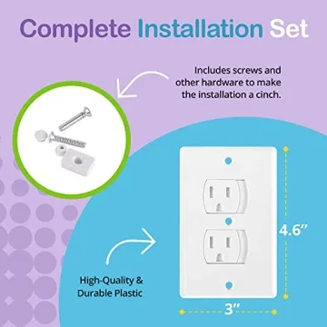 Self-Closing Outlet Covers for Child Safety at Home