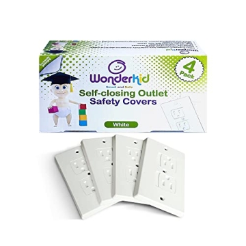 Self-Closing Outlet Covers for Child Safety at Home