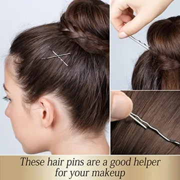 KANPRINCESS 100PCS Durable Hair Pins with Storage Box