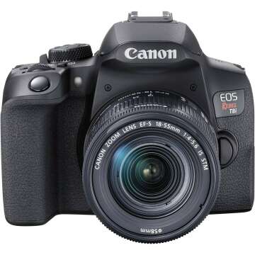 Canon EOS Rebel T8i DSLR Camera Kit - 18-55mm Lens