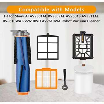 KVLZ Vacuum Mop Replacement Pad for Shark AV2610WA Compatible RV2610WA RV2620WD RV2401WD RV2610WFUS AI Ultra 2- in-1 Robot Vacuum,