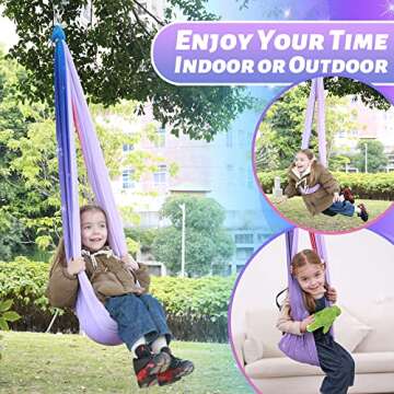 Sensory Swing for Kids & Adults - Fun & Therapeutic Cuddle Swing