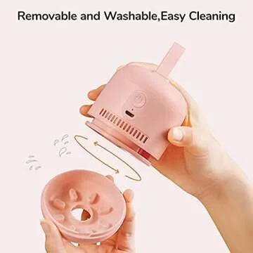 JISULIFE Mini Vacuum Cleaner for Home & Office