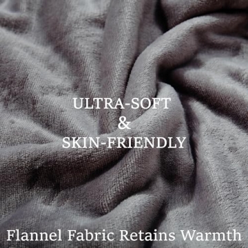 DOWNCOOL Heated Blanket with Fast Heating & Timer