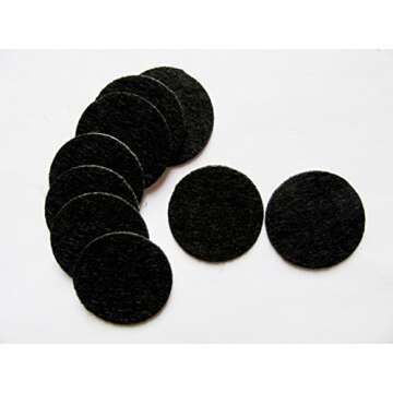 YYCRAFT 200 pcs of Adhesive Felt 1/2"(12mm) Circles for DIY and Sewing Handcraft Various Package Siz...