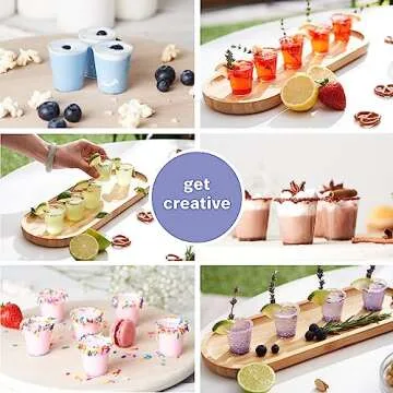 MATANA 500 Crystal Clear Plastic Shot Glasses 1oz, Mini Shot Glasses Plastic Shot Cups, Wine Tasting Cups, Plastic Jello Shot Cups, Party Shot Glasses for Condiments & Sauce - Reusable | Bulk Pack