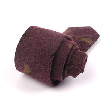 Gemay G.M Men's Cotton Slim Skinny Tie - Wedding & Party Ready