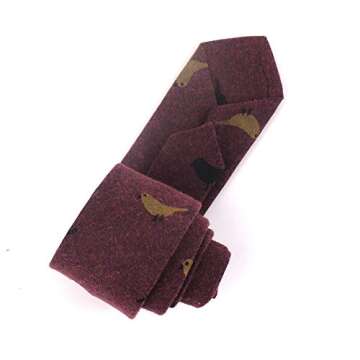 Gemay G.M Men's Cotton Slim Skinny Tie - Wedding & Party Ready