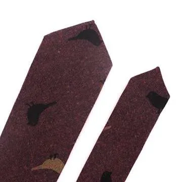 Gemay G.M Men's Cotton Slim Skinny Tie - Wedding & Party Ready