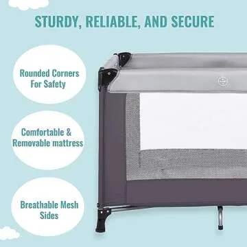 Dream On Me Nest Portable Playard with Carrybag