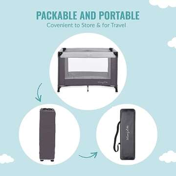 Dream On Me Nest Portable Playard with Carrybag