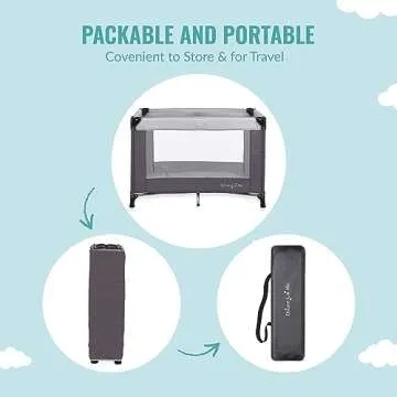 Dream On Me Nest Portable Playard with Carrybag