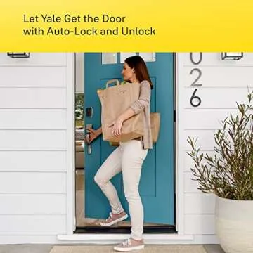 Yale Assure Lock 2 Deadbolt, Satin Nickel Keyless Entry Door Lock with Digital Touchscreen Keypad and Bluetooth Connectivity (No Wi-Fi), ‎YRD430-BLE-619