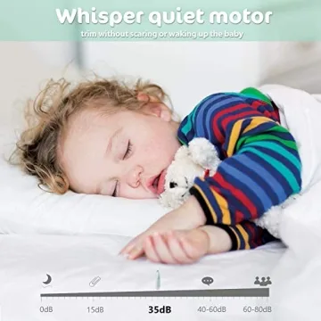 Electric Baby Nail Trimmer Kit LED Light 10 Heads