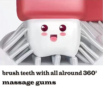 Newrichbee Kids U Shaped Toothbrushes - 4 Pack