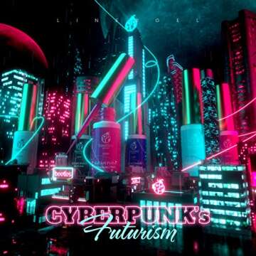 Beetles Gel Liner Nail Polish, 6 Colors Nail Art Paint for Swirl Nails Neon Blue Hot Pink Sliver Gli...