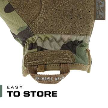 Mechanix Wear: Multicam FastFit Tactical Work Gloves (Large, Multicam)