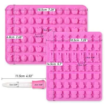 Cozihom Animal & Fruit Silicone Candy Making Molds