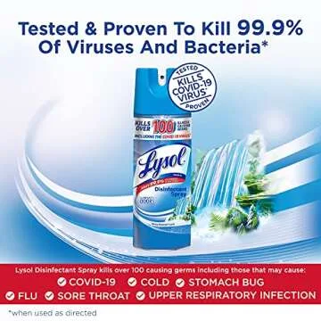 Lysol Disinfectant Spray - Cleans and Deodorizes Effectively
