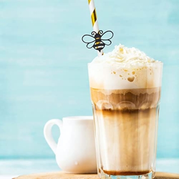 Bumble Bee Paper Straw Decor for Fun Parties and Events