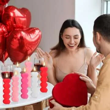 Jutom Heart-Shaped Candles Set | Romantic Gift for All Occasions