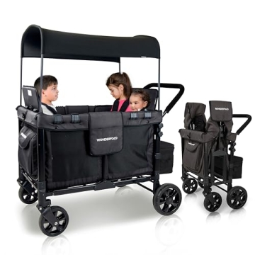 Wonderfold W4 Stroller Wagon - Safe & Spacious for Kids