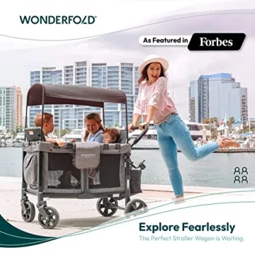 Wonderfold W4 Stroller Wagon - Safe & Spacious for Kids
