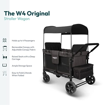 Wonderfold W4 Stroller Wagon - Safe & Spacious for Kids