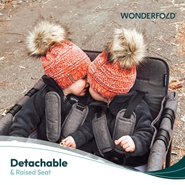 Wonderfold W4 Stroller Wagon - Safe & Spacious for Kids