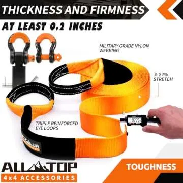 ALL-TOP 30' Nylon Recovery Kit with Hitch Receiver