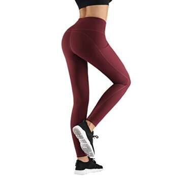 High Waist Yoga Pants with Pockets for Active Women
