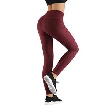 High Waist Yoga Pants with Pockets for Active Women