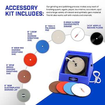 Hi-Tech Diamond 8" Slant Cabber Cabbing Machine for Jewelry