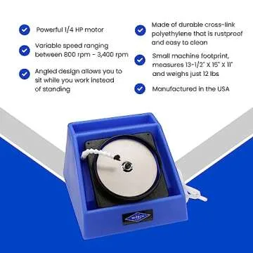 Hi-Tech Diamond 8" Slant Cabber Cabbing Machine for Jewelry