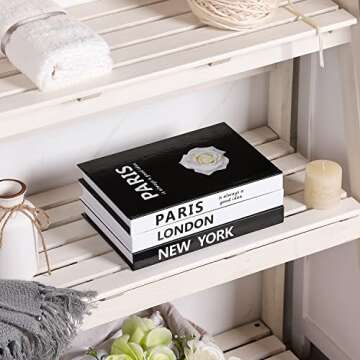 FERAHI Decorative Books - Stylish Home Decor Set for Everyone