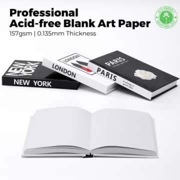 FERAHI Decorative Books - Stylish Home Decor Set for Everyone