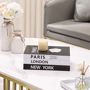 FERAHI Decorative Books - Stylish Home Decor Set for Everyone