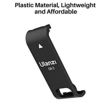 ULANZI G9-3 Plastic Protective Cover for Gopro Hero 9 Black, Battery Door Charging Cover Vlog Accessory for Go pro 9 Action Cam