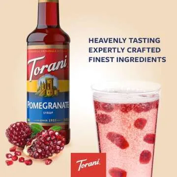 Torani Pomegranate Syrup - Versatile Flavor for Drinks